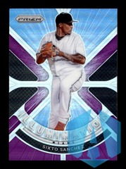 2021 Panini Prizm Illumination #IL-2 Sixto Sanchez Purple Miami Marlins